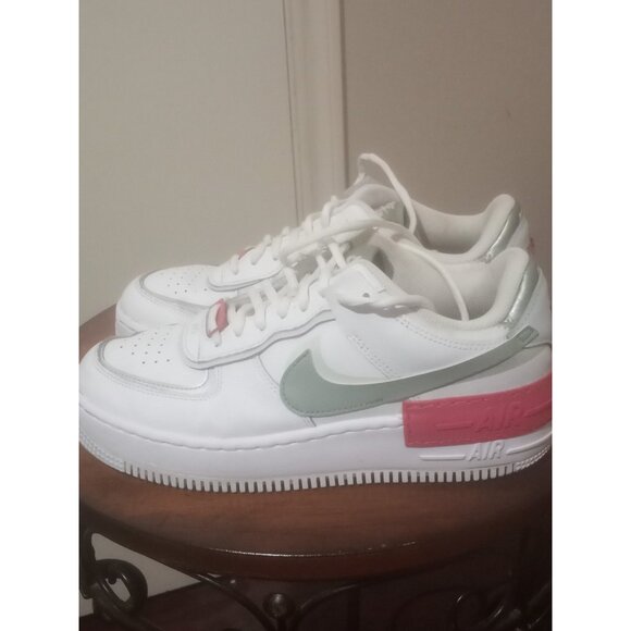 Nike AF1 Air Force 1 Shadow White Jade Seafoam WOMEN'S Sz 9 CI0919-112 - Picture 9 of 13